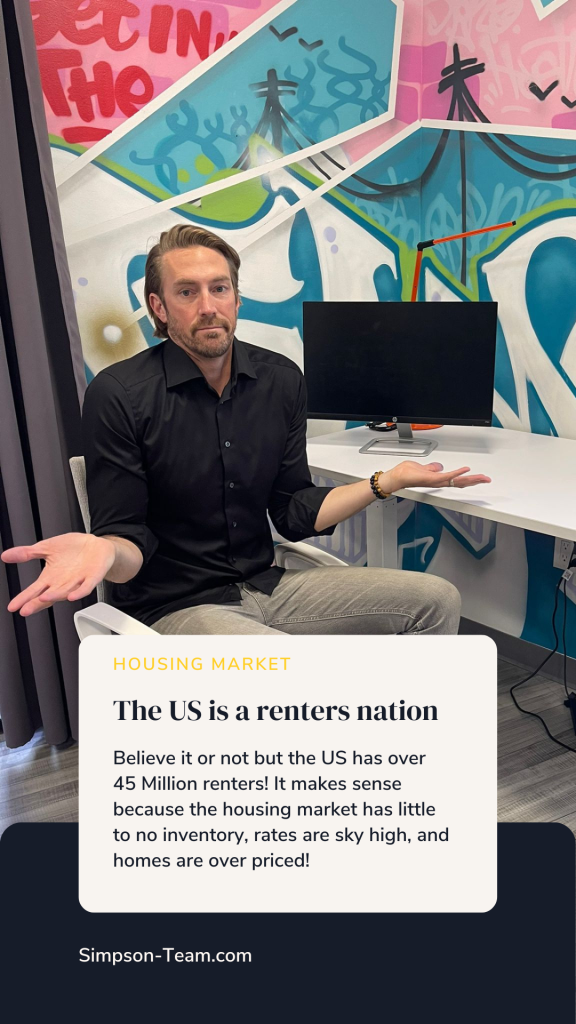 The US is a RENTERS nation