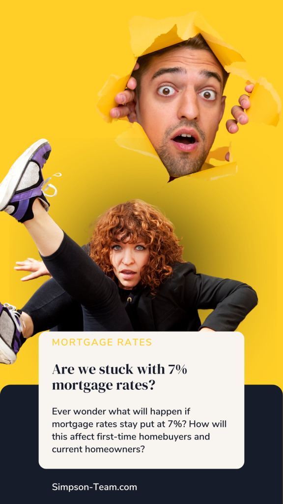 MORTGAGE RATES STUCK AT 7%